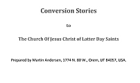 R969 Conversion Stories to LDS